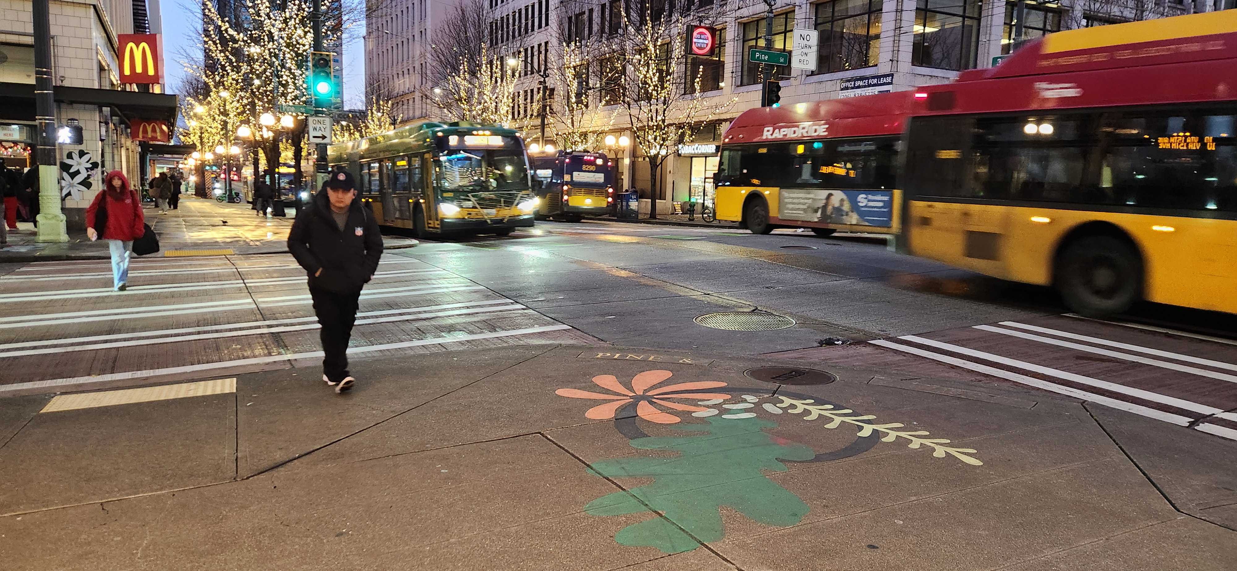 Buses on 3rd ave.