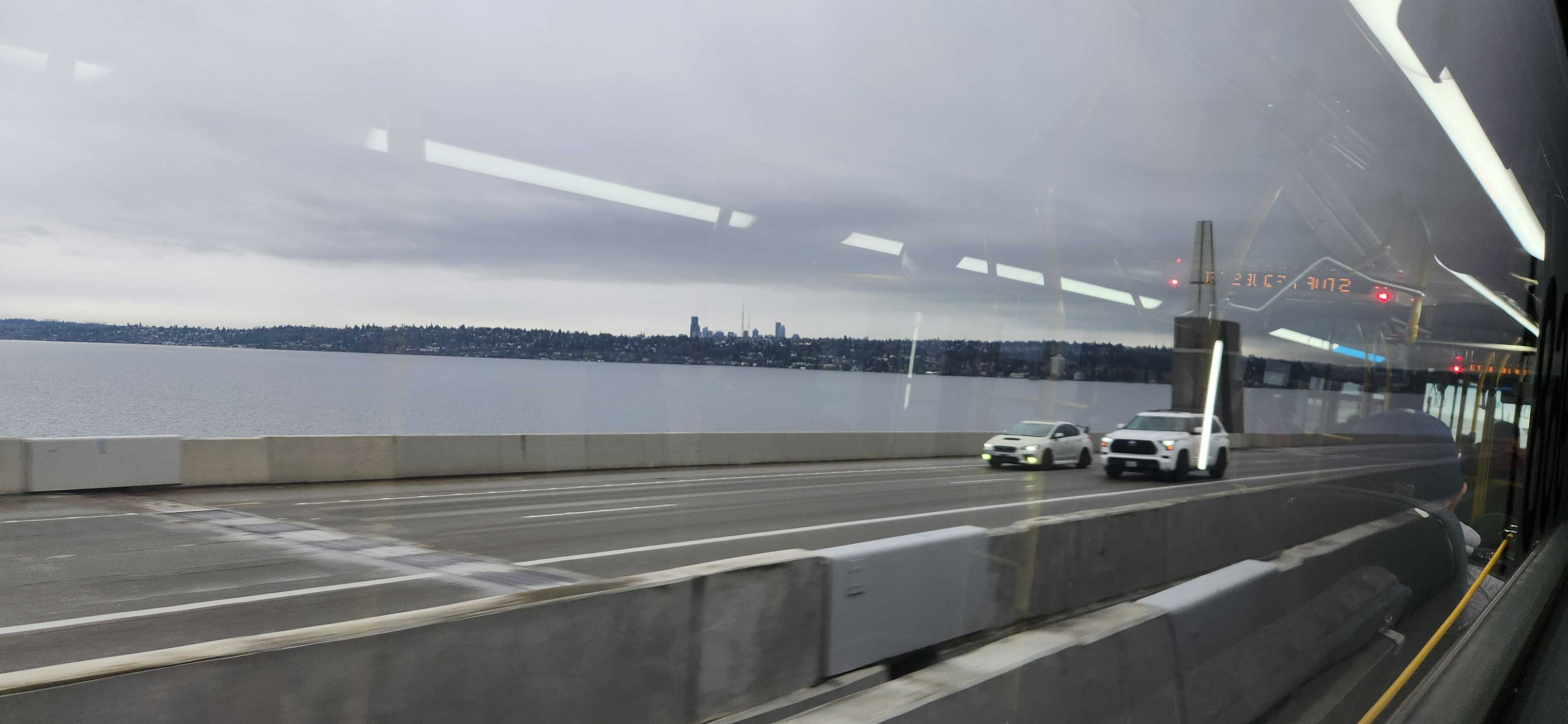A view of Lake Washington.